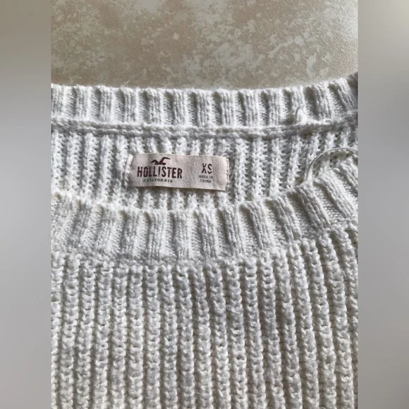 Y2K Hollister ivory sweater dress - Picture 3 of 12